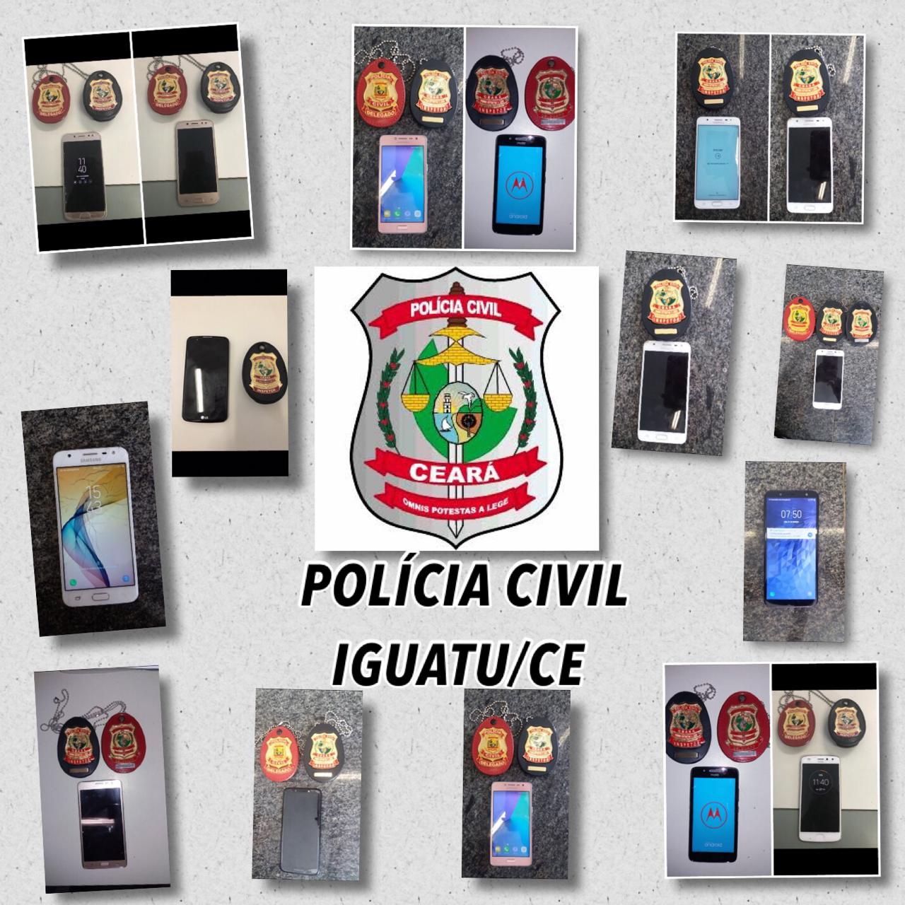 Polícia Civil de Iguatu recupera 16 telefones celulares em março
