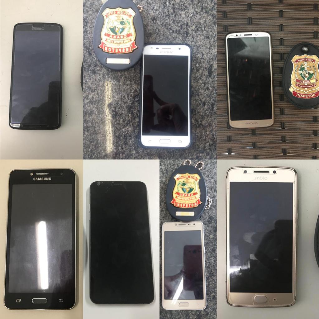 Polícia Civil recupera 33 telefones celulares em 3 meses de operações