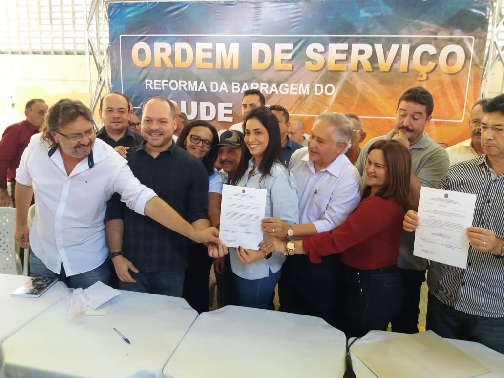 Assinada Ordem de Serviço para recuperação do açude Lima Campos