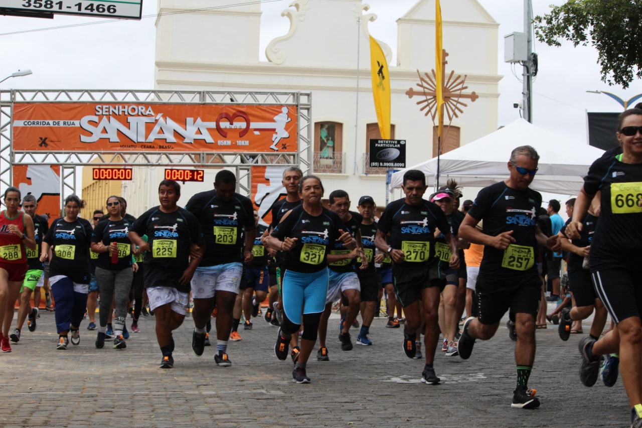 Corrida de Sant’Ana leva mais de 300 corredores às ruas da cidade