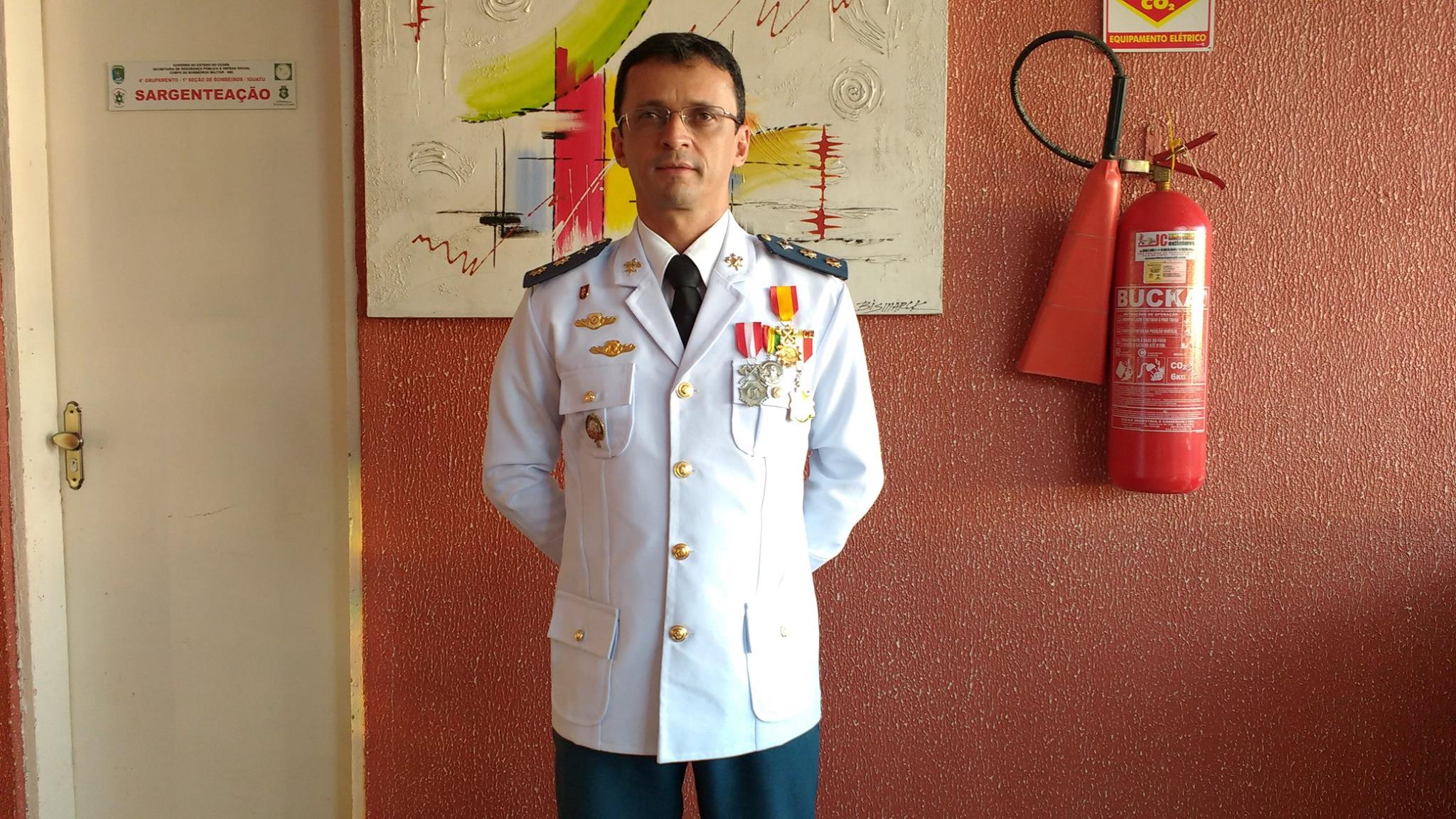Tenente-coronel Nijair Araújo Comandante do Corpo de Bombeiros Militar