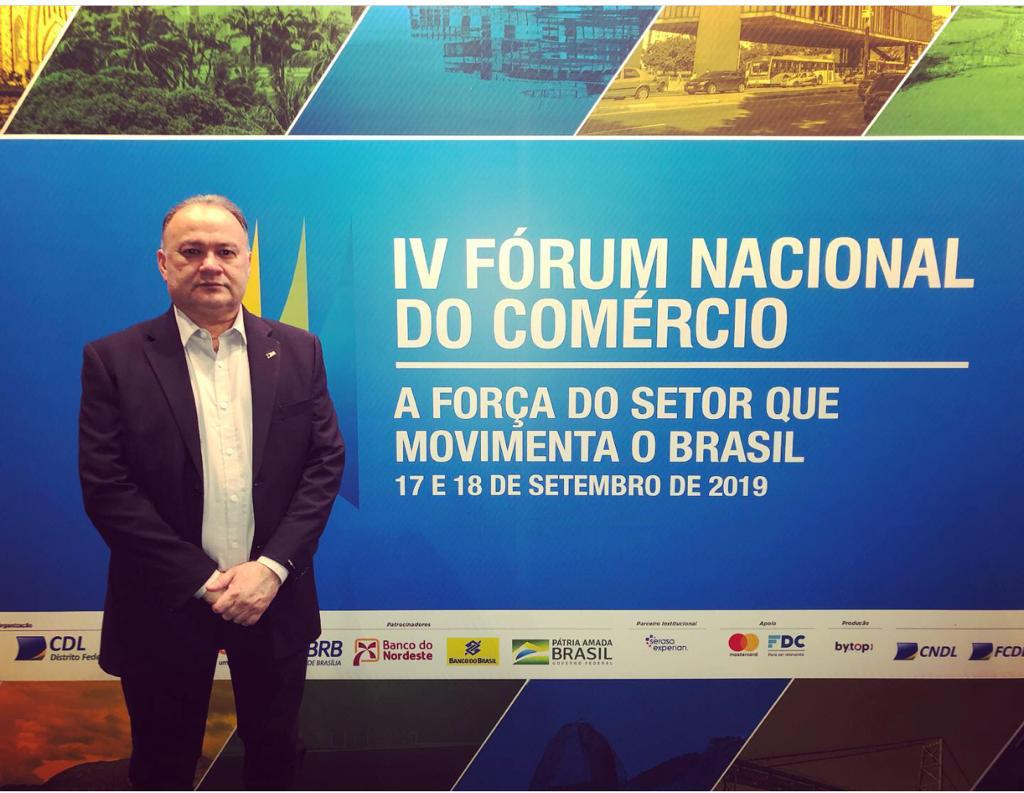 Presidente da CDL participa do Fórum Nacional do Comércio em Brasília
