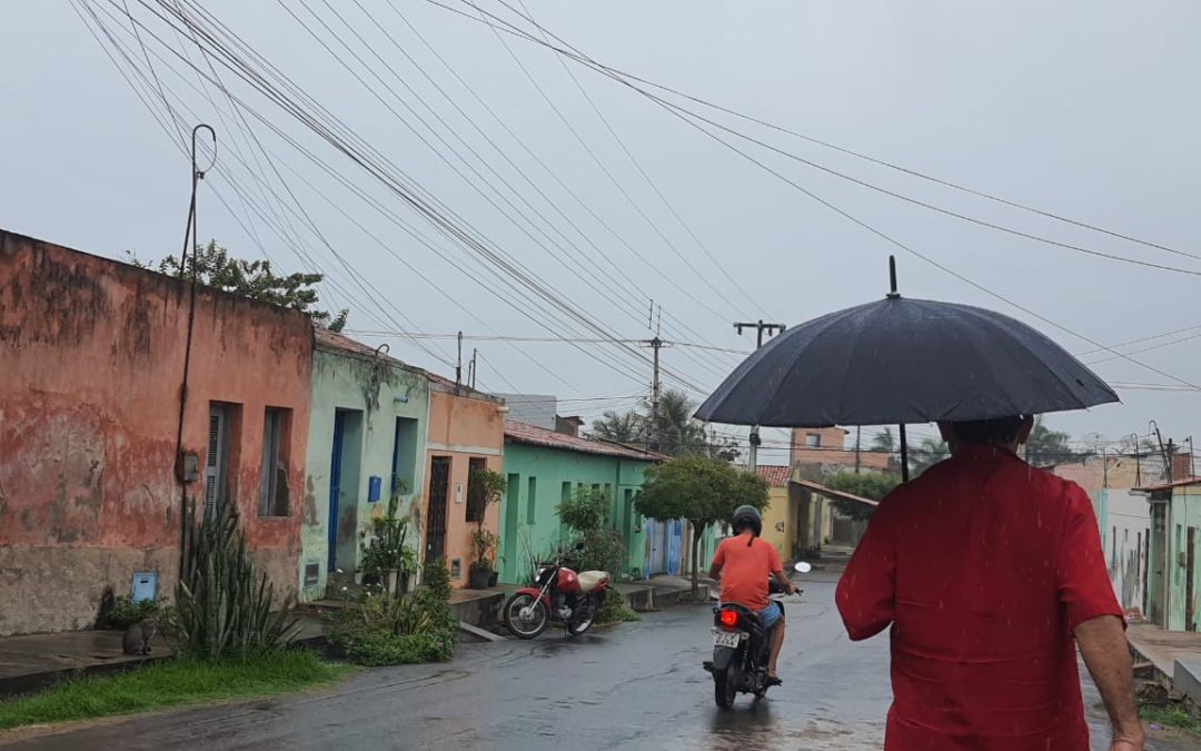 Nos primeiros cinco dias já choveu quase 4 vezes mais do esperado para agosto em Iguatu