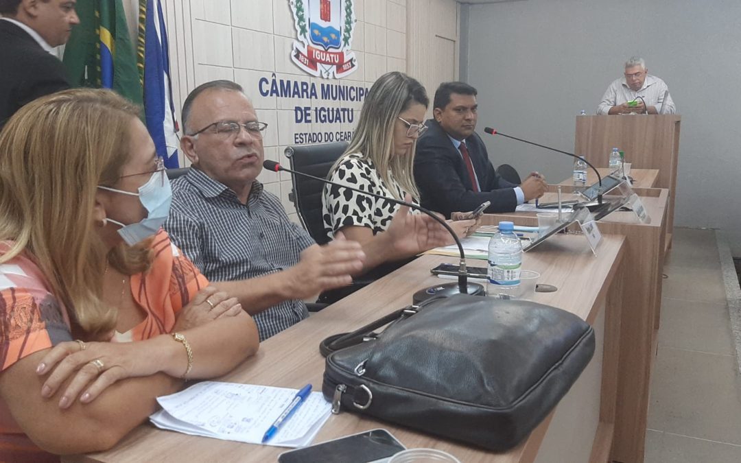 Saúde apresenta relatório quadrimestral na Câmara de Iguatu