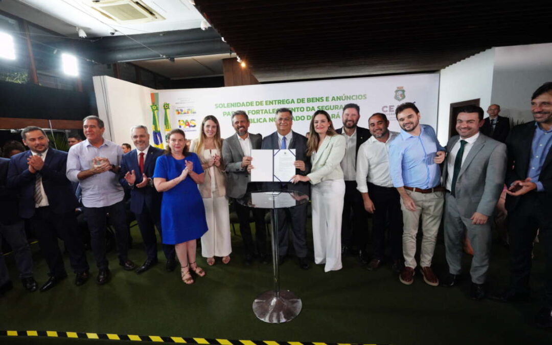 Governo do Ceará e Ministério da Justiça formam parceria com investimentos de R$ 74,5 milhões para segurança pública