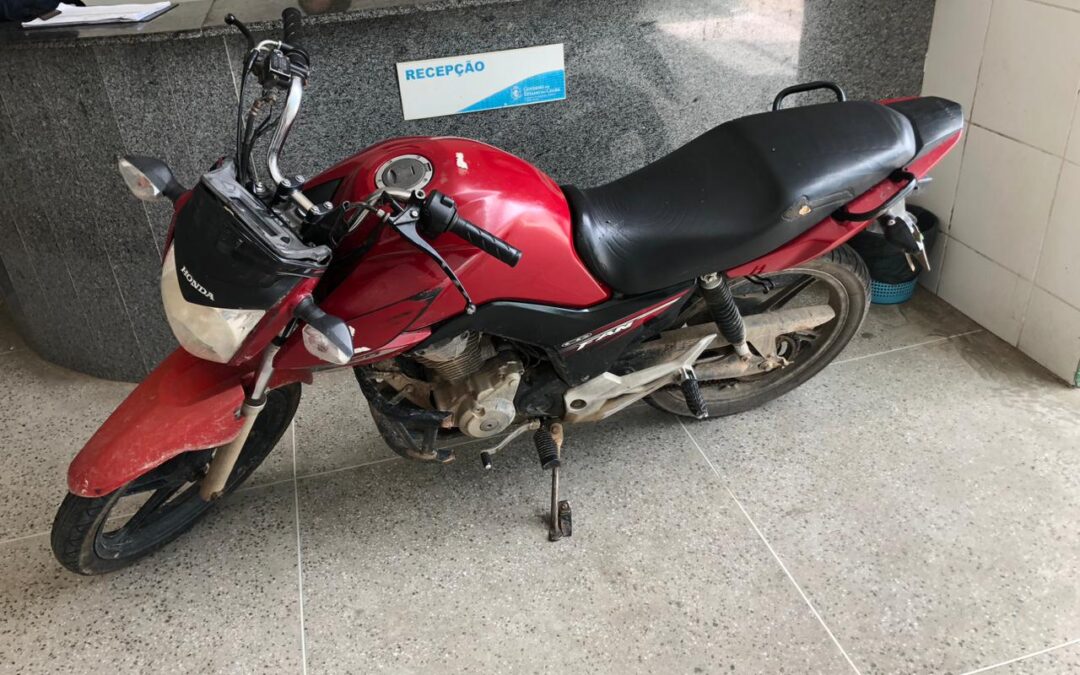 Moto roubada é recuperada em ação da Polícia Civil