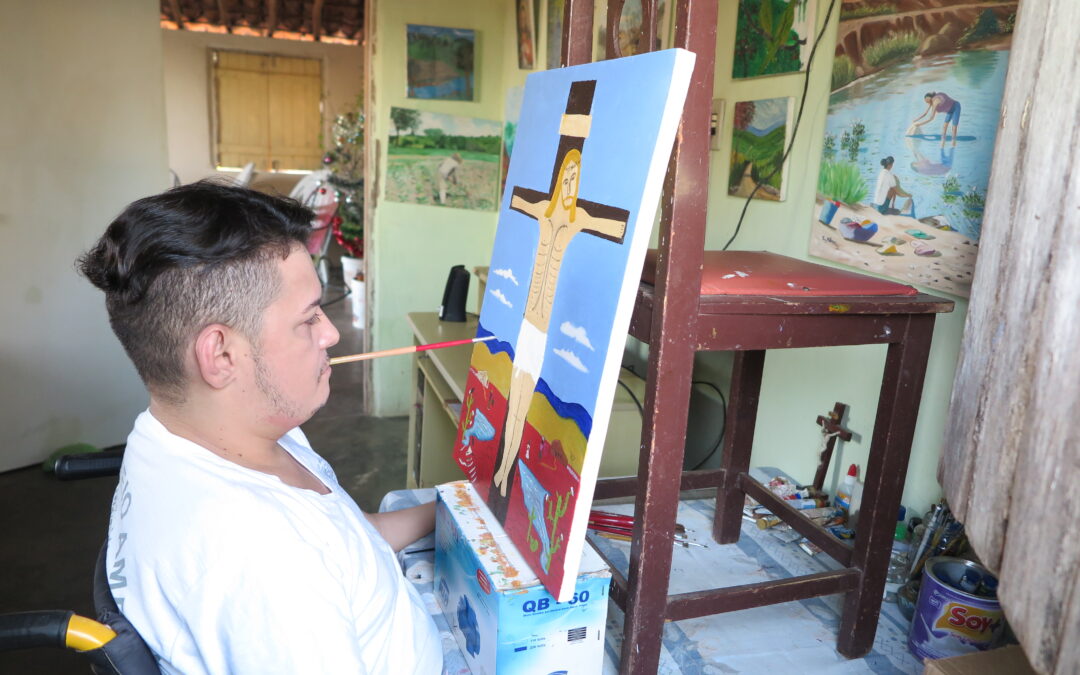 Artista plástico realiza Sarau Cultural em Quixelô