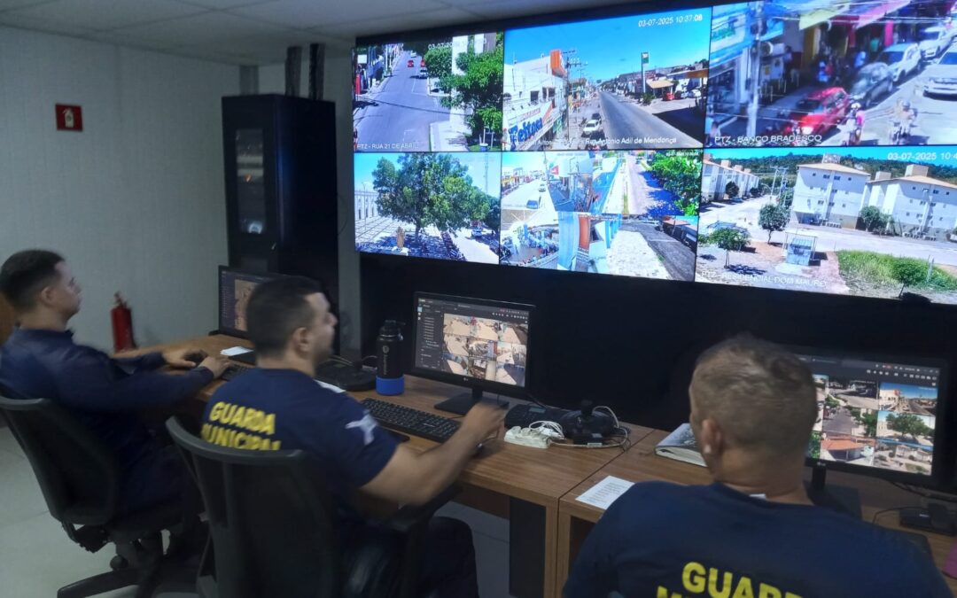 Centro de Videomonitoramento da GCM registra 256 ocorrências entre janeiro a junho