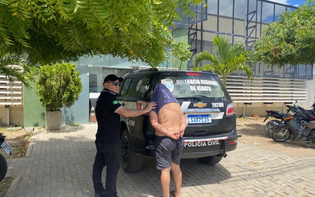 Segundo suspeito de envolvimento na morte de pai de ex-vereador é preso em Iguatu; briga de trânsito teria motivado o crime