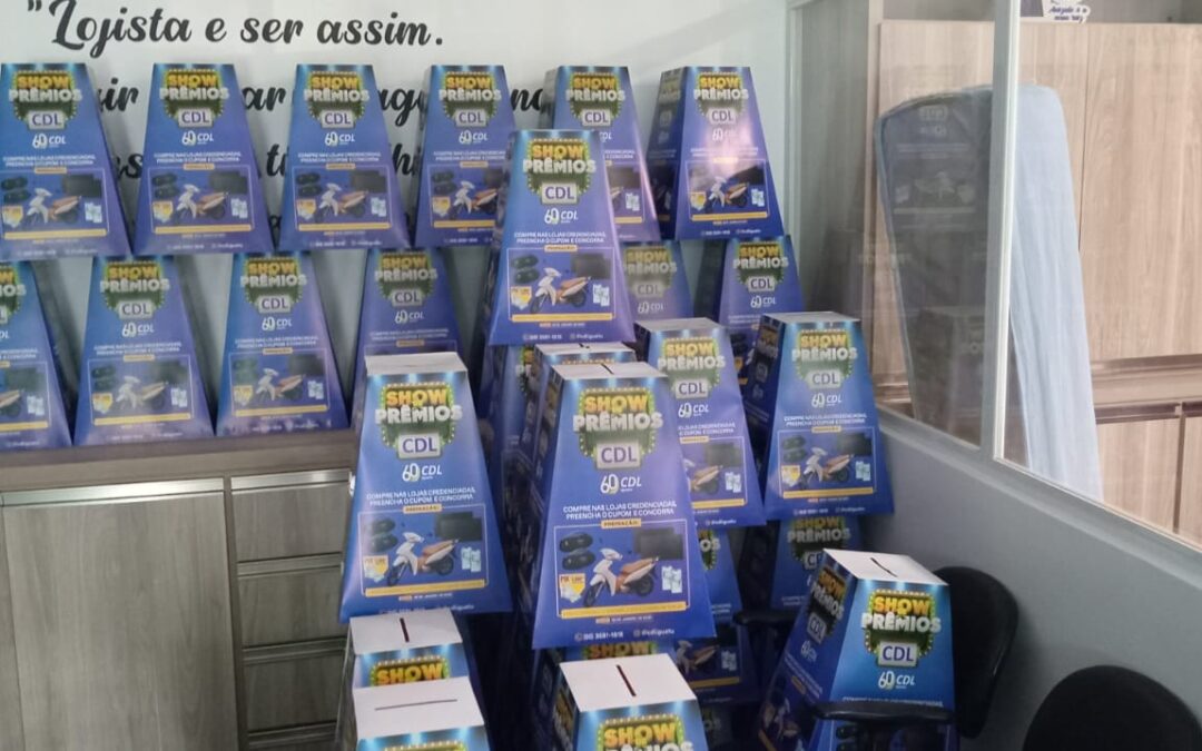 CDL começa distribuição das urnas da campanha ‘Show de Prêmios’