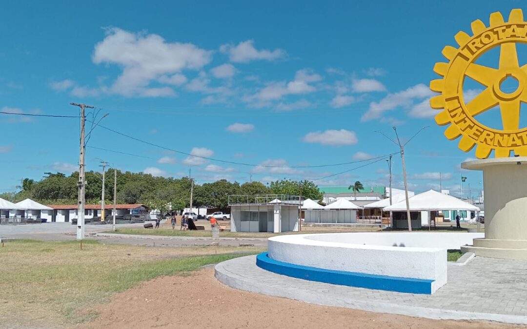 Rotary reforma parque para histórica EXPOIGUATU 2025