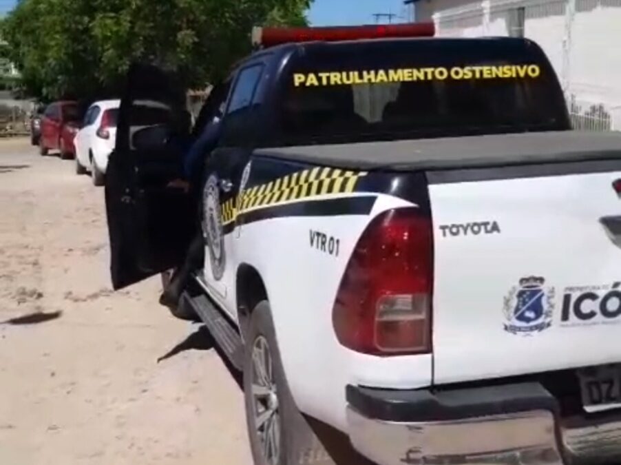 GCM resgata cadela vítima de maus-tratos em Icó