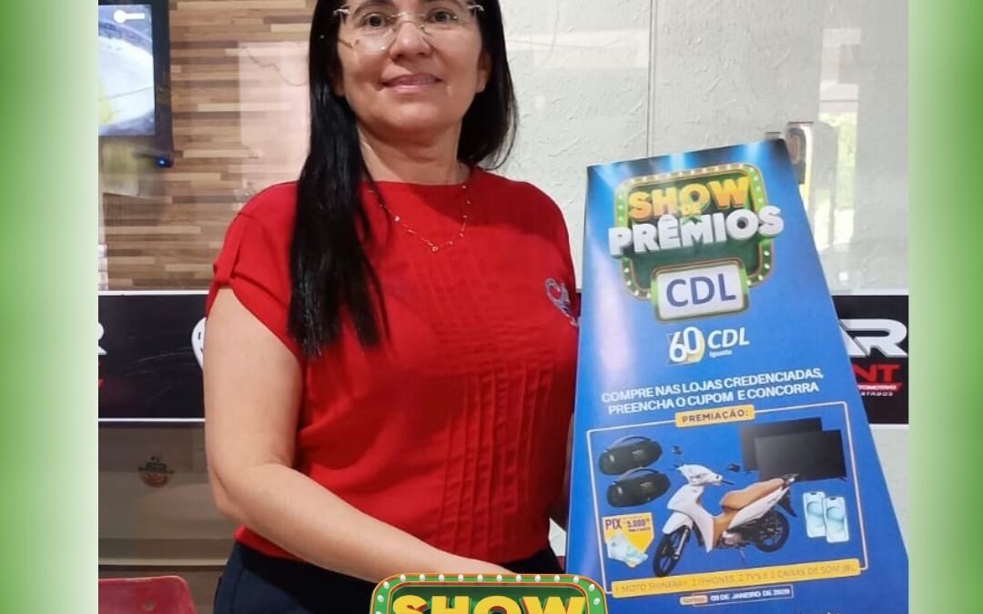 ‘Show de Prêmios CDL 60 anos’ entra no quadrimestre final do ano
