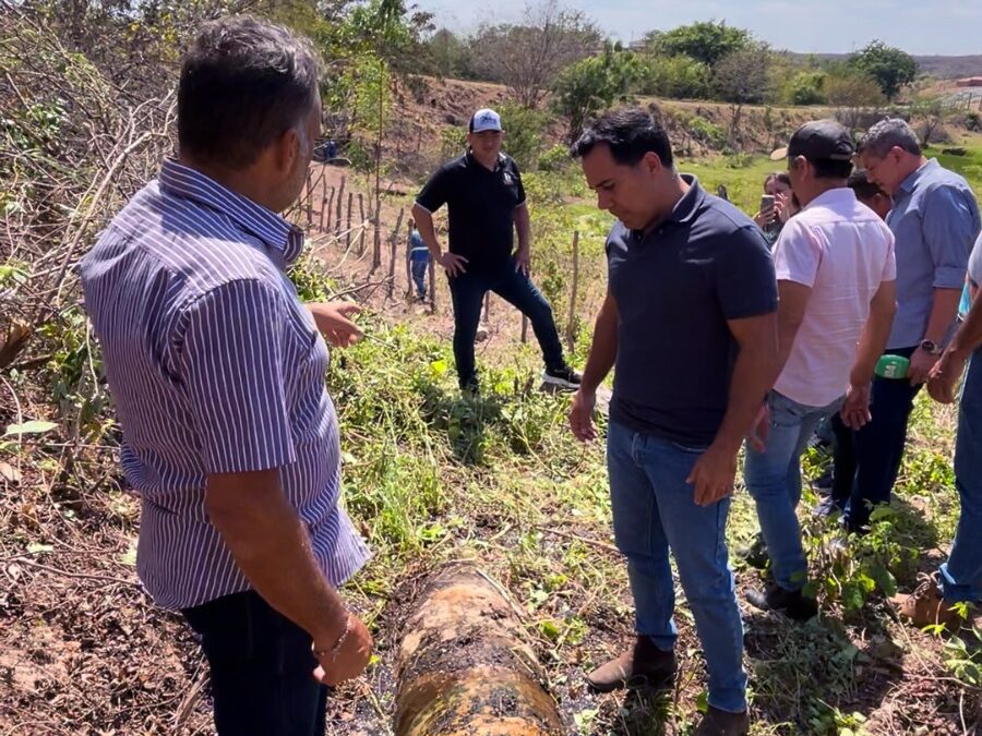 Nova adutora do Trussu pode custar R$ 80 milhões, afirma prefeito Roberto Filho