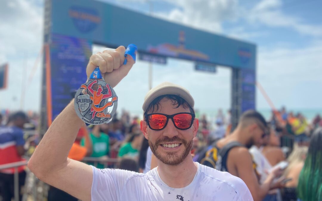 Padre Henrique Teixeira corre sua primeira maratona