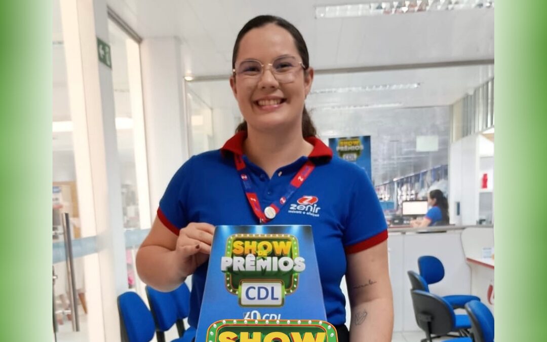 Sorteio da ‘Campanha Show de Prêmios CDL 60 anos’ será em 41 dias