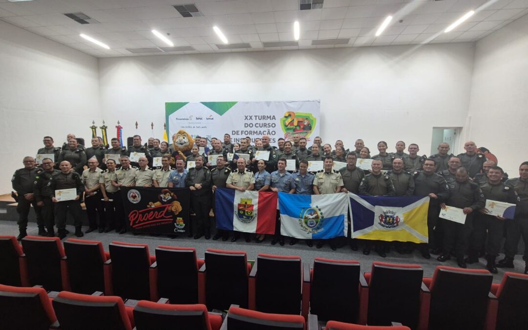 Policiais Militares do 10º BPM participam de Formação e Nivelamento do Proerd