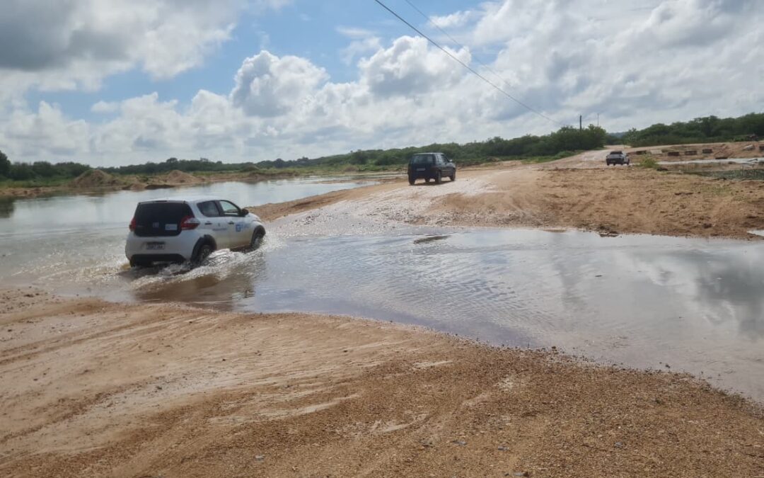 Chuvas de fevereiro elevam nível do rio Jaguaribe na Penha