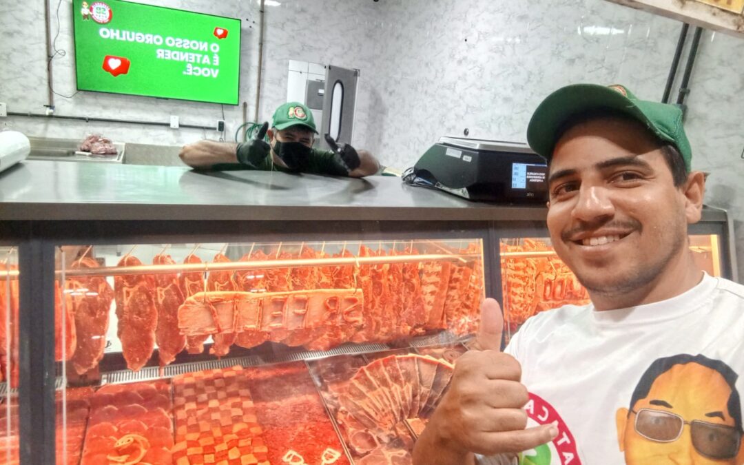 A arte de decorar balcões com carnes