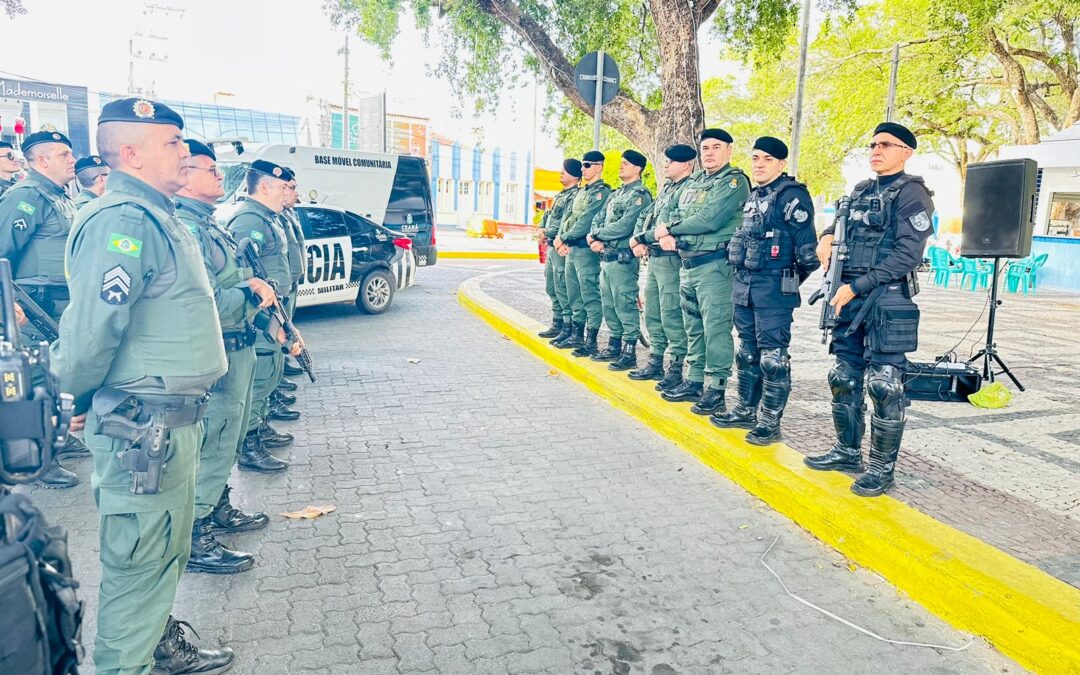 ‘Operação Carnaval’ reforça Iguatu e municípios do Centro-Sul com 192 policiais nas ruas