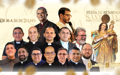 Diocese divulga programação oficial da festa de Senhora Santana