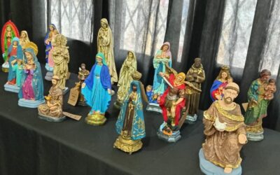 Artesão expõe obras sacras em Acopiara