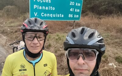 Ciclistas iguatuenses seguem aventura rumo a Aparecida do Norte-SP