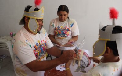 Crianças participam de ciclo de oficinas de Artesanato Criativo no Santo Antônio